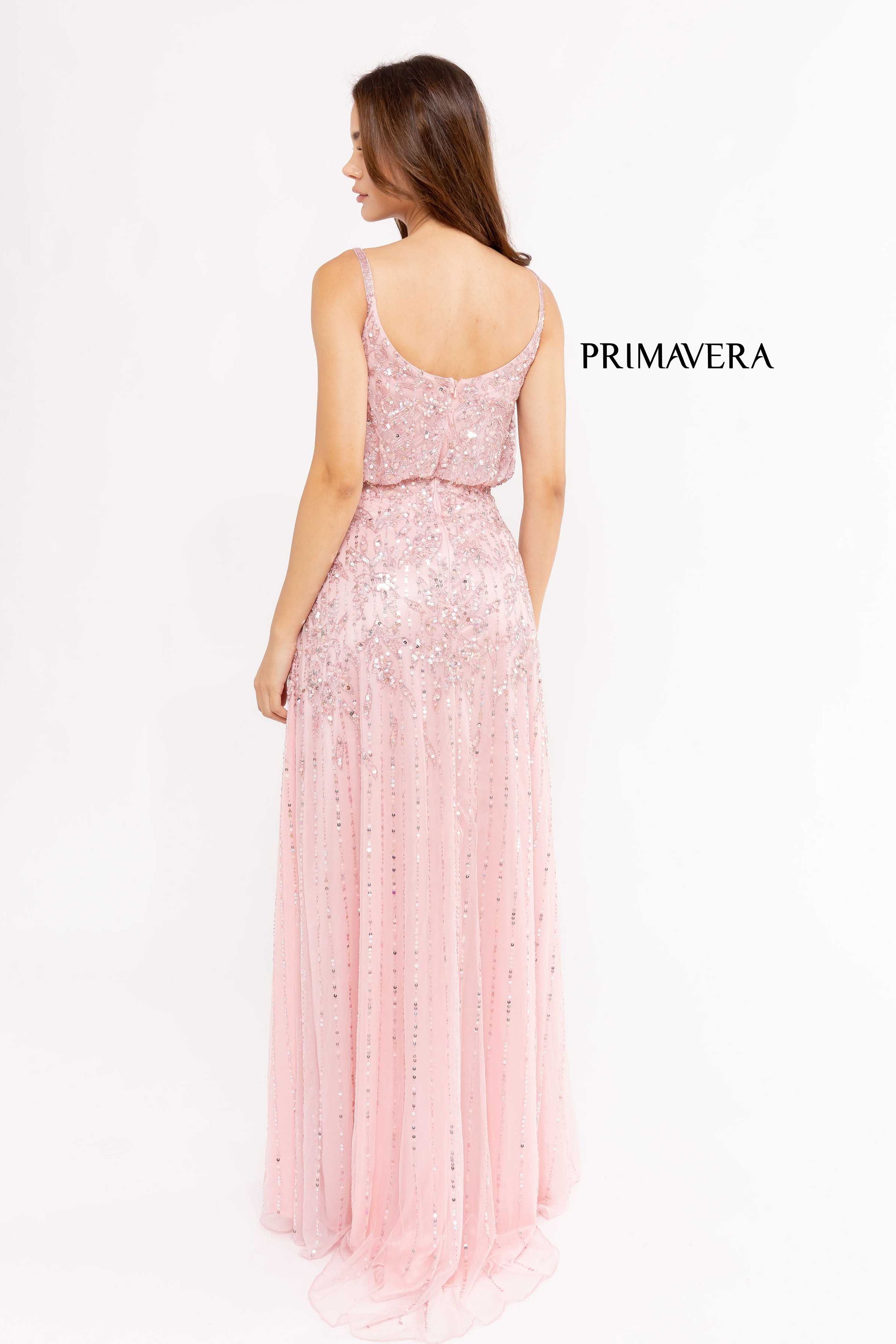 Blouson Sleeveless Chic Gown By Primavera Couture -13104