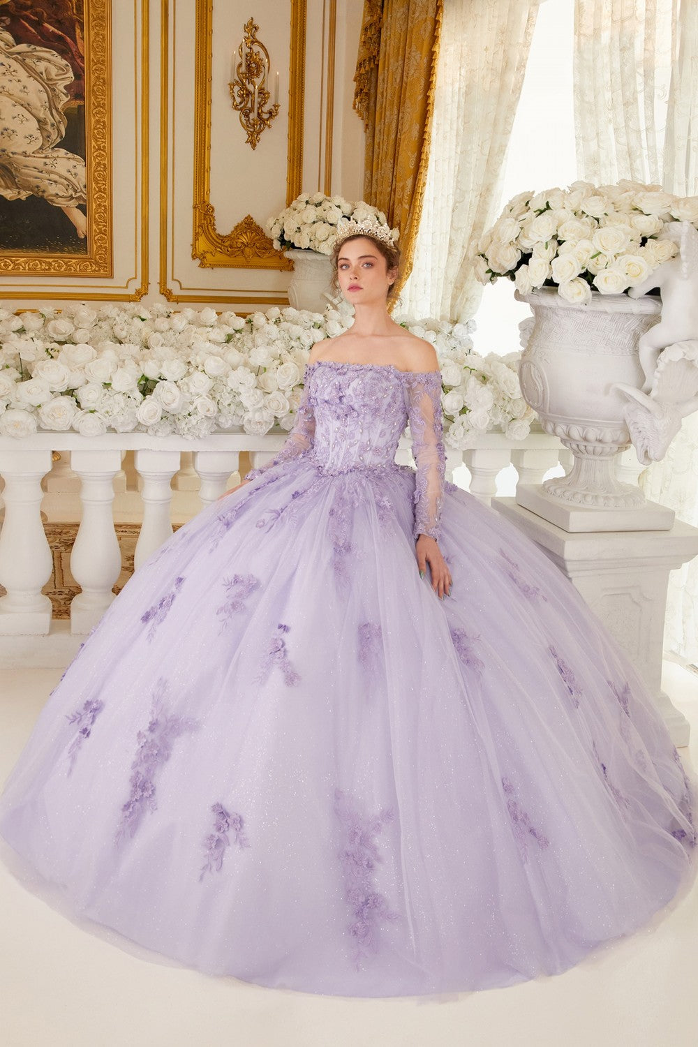 cinderella dress purple Purple Lilac Princess Cinderella Inspired Tutu Dress Ball Pageant Costume Luxury Satin Gown Glitter Long Sparkly Tutu Dress With Gloves