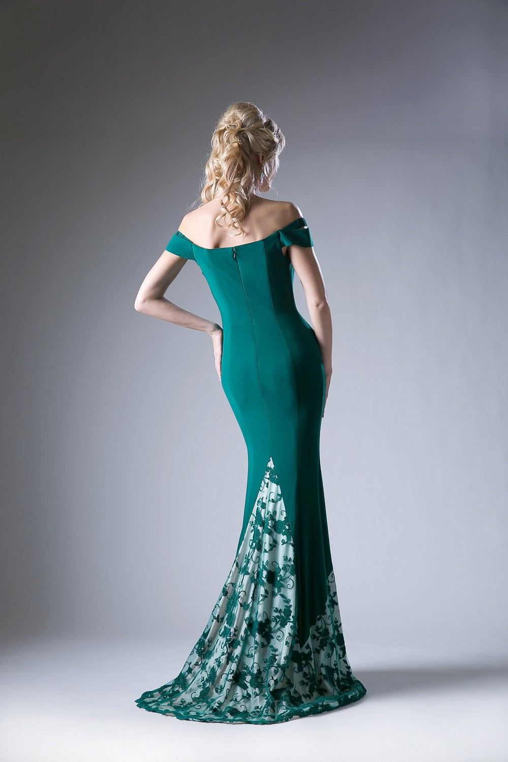 Stretch Knit Mermaid Dress by Cinderella Divine -1606