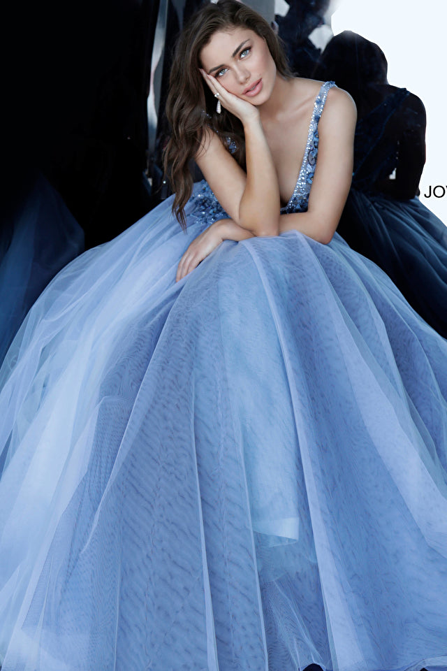 Floral Embellished Prom Ballgown By Jovani -3110