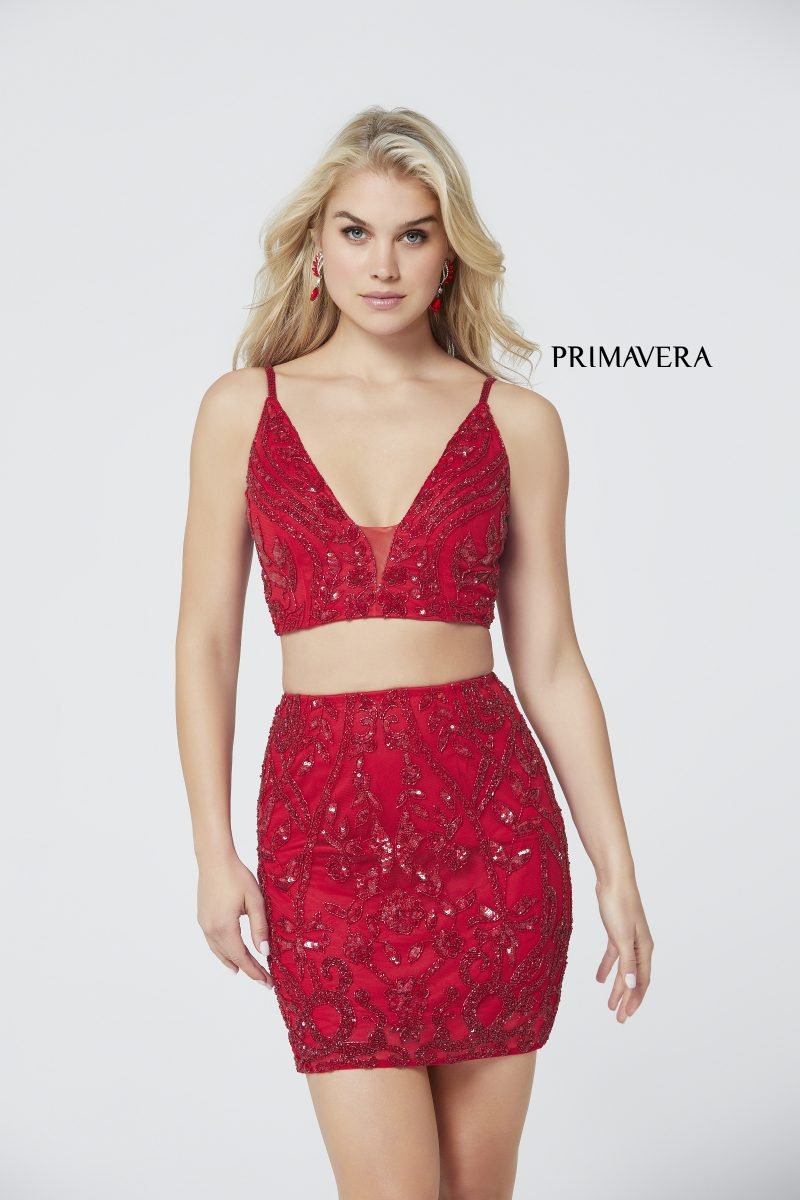 Stunning Two Piece Short Dress by Primavera Couture -3550