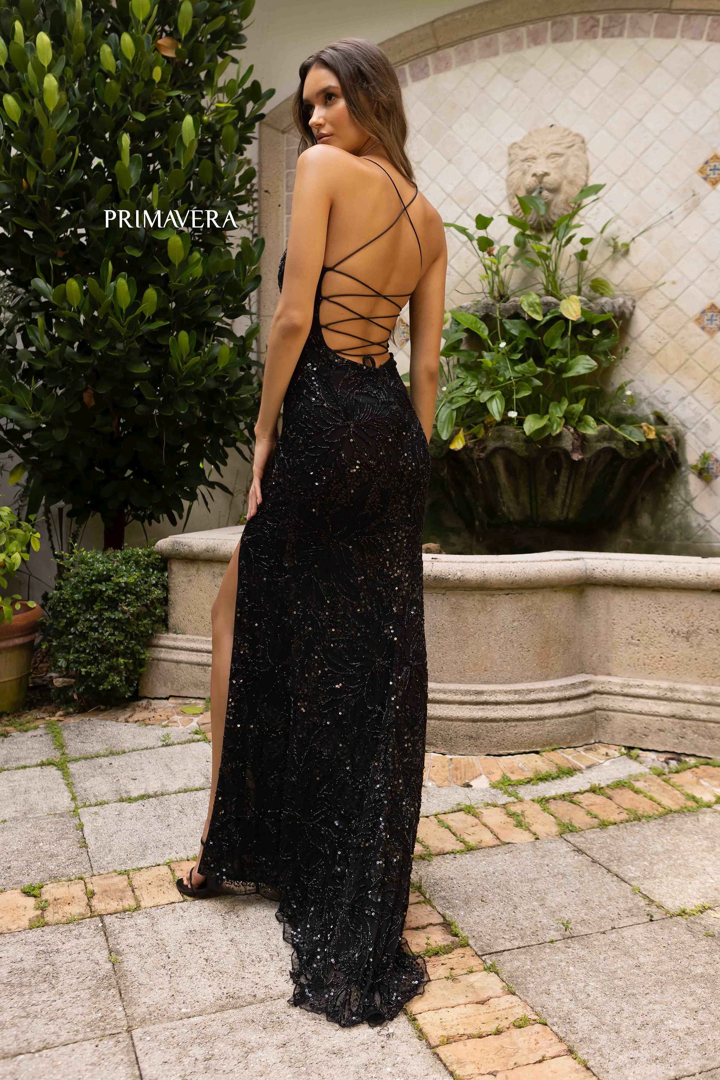 Scoop Neck Prom Gown By Primavera Couture -3933