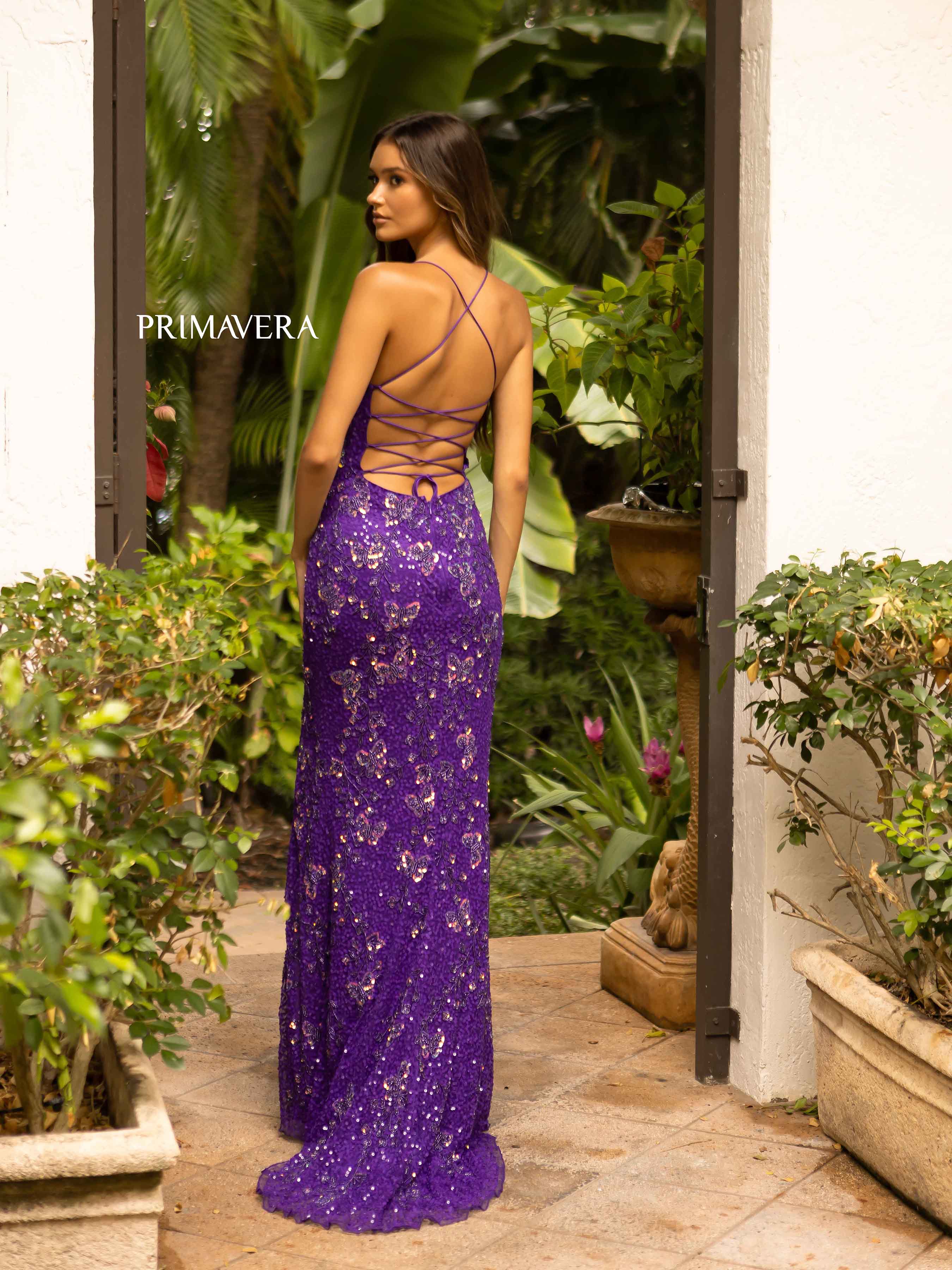 Embellished Rhinestone Prom Dress By Primavera Couture -3946