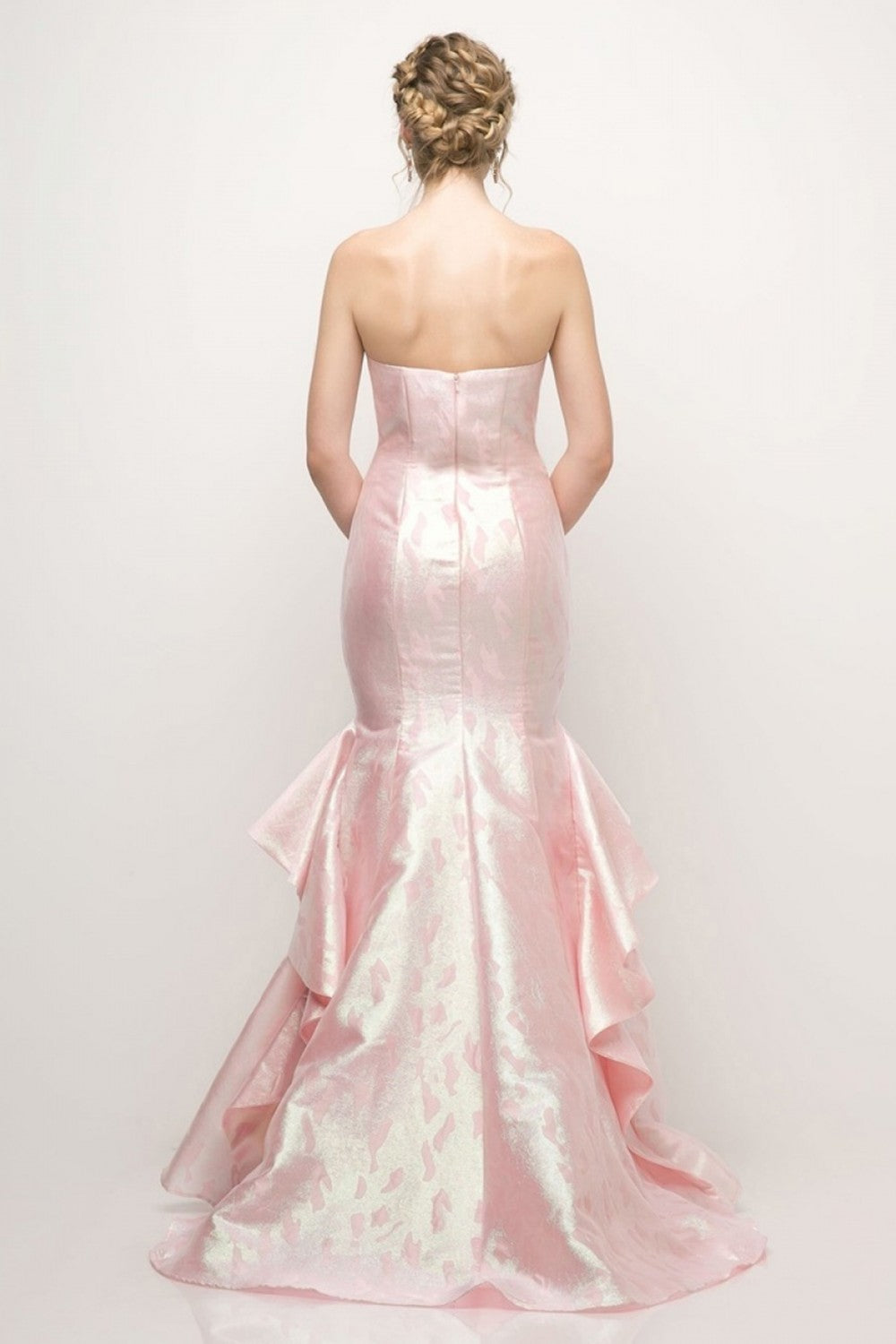MyFashion.com - Strapless jacquard layered mermaid gown with v-neckline and train.(A5033) - Cinderella Divine promdress eveningdress fashion partydress weddingdress
gown homecoming promgown weddinggown