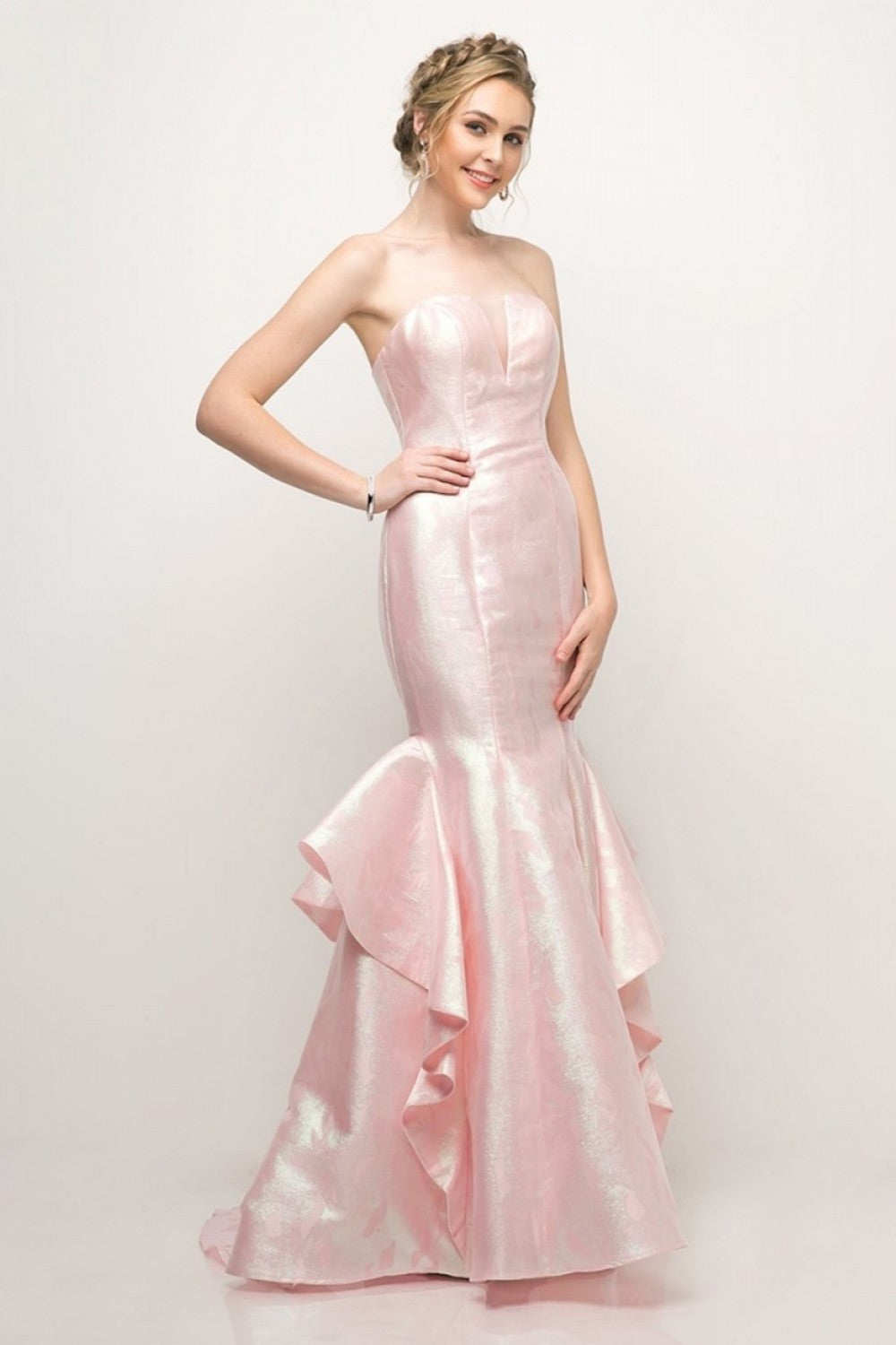MyFashion.com - Strapless jacquard layered mermaid gown with v-neckline and train.(A5033) - Cinderella Divine promdress eveningdress fashion partydress weddingdress
gown homecoming promgown weddinggown