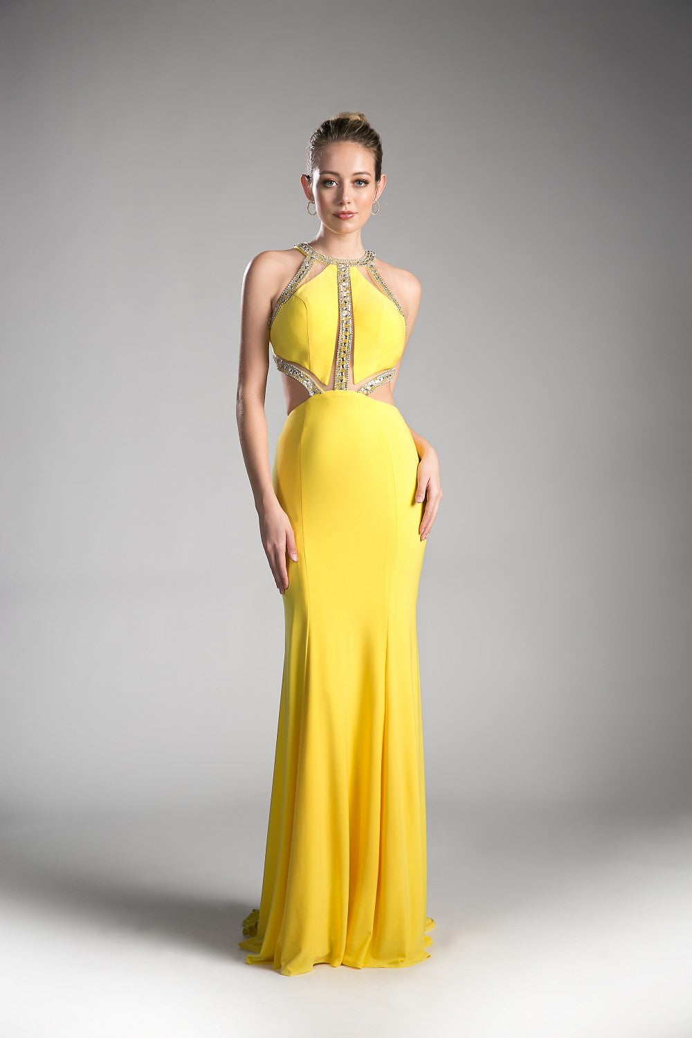 Beaded Stretch Knit Sheath Dress By Cinderella Divine -62139