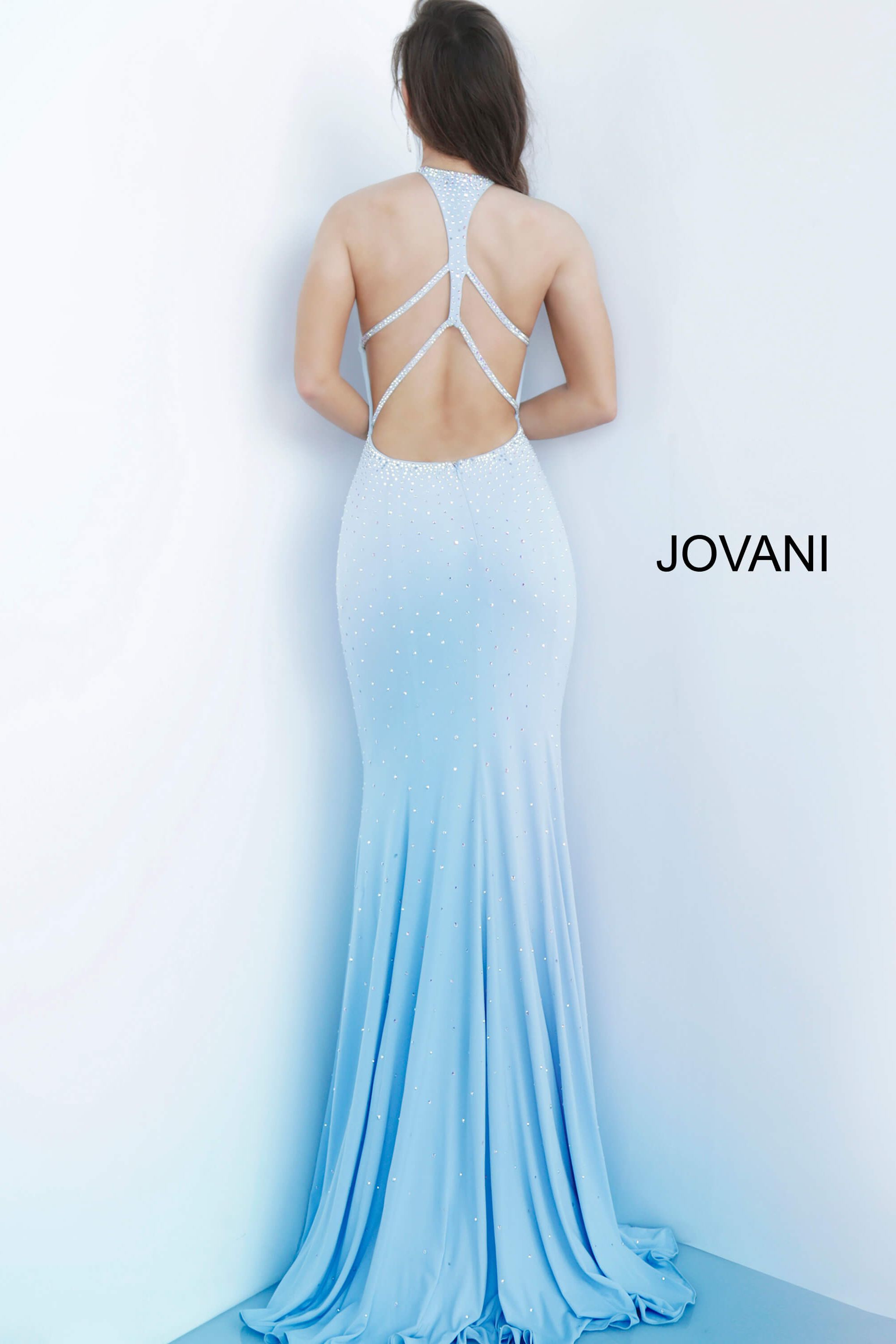 Beaded Jersey Jovani Prom Dress By Jovani -67101