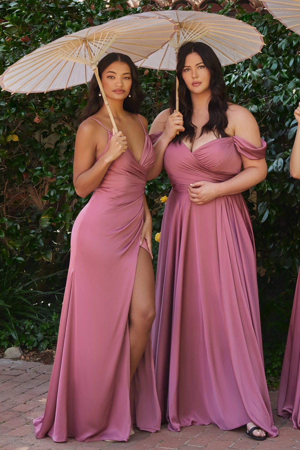 Fitted Ruched Satin Dress By Cinderella Divine -7494