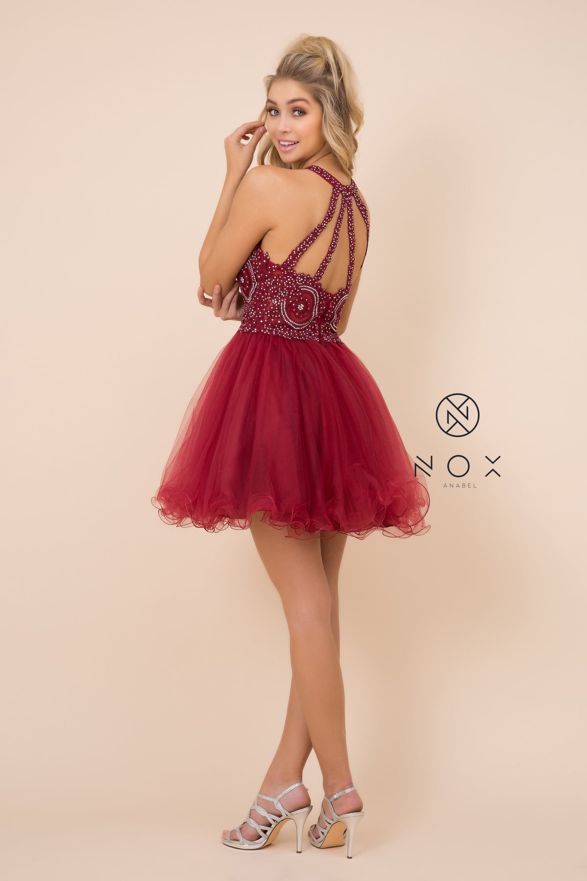 MyFashion.com - FULLY LINED SPARKLY LACE TULLE COCKTAIL DRESS BY NOX ANABEL (B652) - Nox Anabel promdress eveningdress fashion partydress weddingdress
gown homecoming promgown weddinggown
