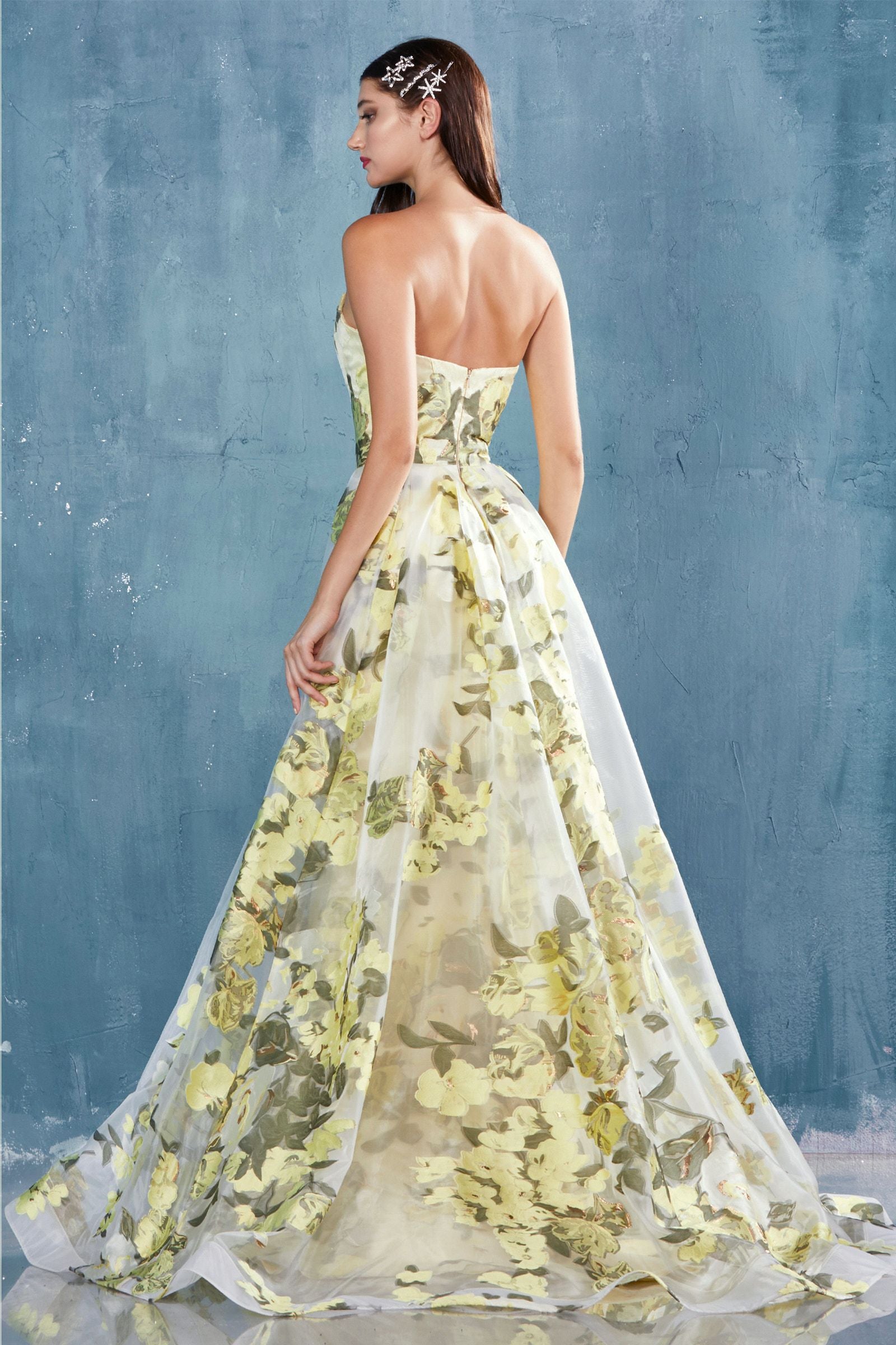 MyFashion.com - SPAGHETTI STRAP SWEETHEART SHEATH ORGANZA PRINT GOWN WITH AN OVERSKIRT. BACK ZIPPER CLOSURE, NO STRETCH.(A0770) - Andrea&Leo promdress eveningdress fashion partydress weddingdress
gown homecoming promgown weddinggown