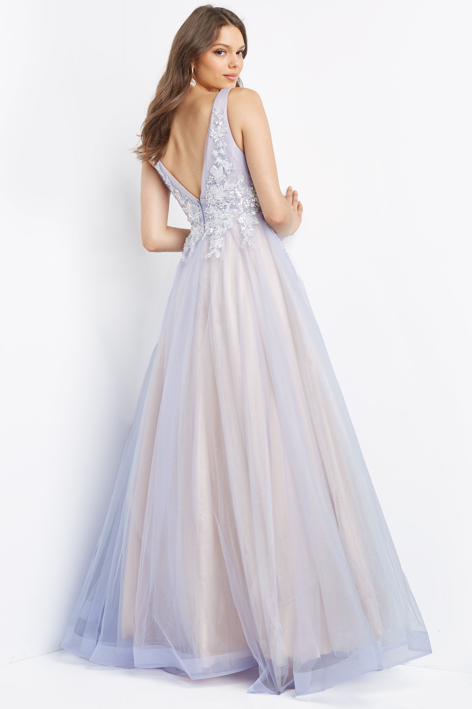 Embellished Bodice Prom Ballgown By Jovani -JVN07638