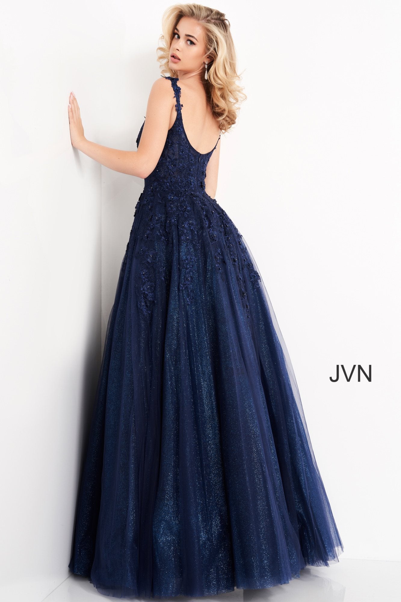 Floral Embroidered Prom Ballgown By Jovani -JVN4271