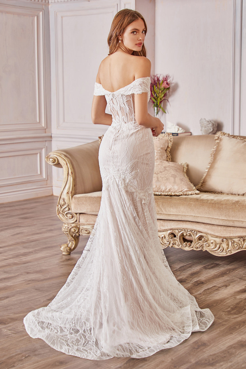 Jolie Lace Bridal Gown by Andrea and Leo -A0666W