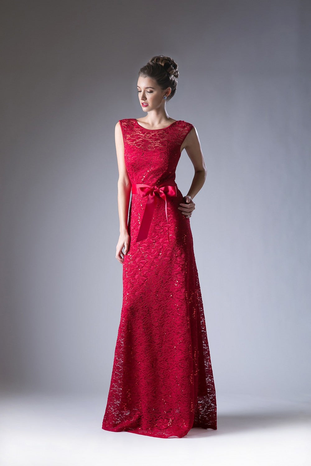 Lace Sheath Dress By Cinderella Divine -A1603