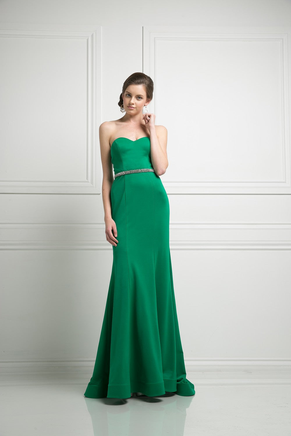 A Beautiful Strapless Sweetheart Neckline Dress By Cinderella Divine -A5005