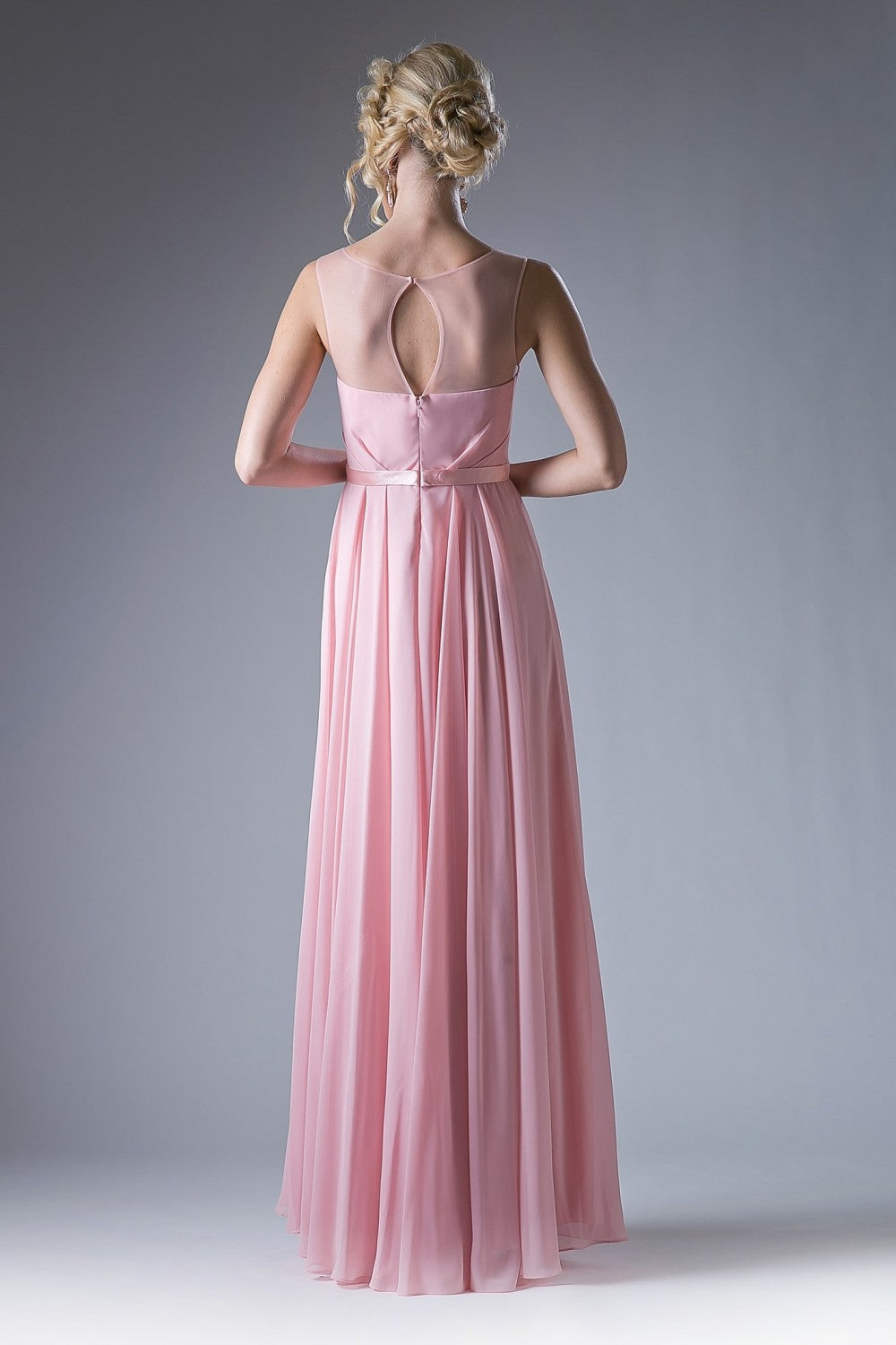 Chiffon Empire Waist Dress by Cinderella Divine -CJ236