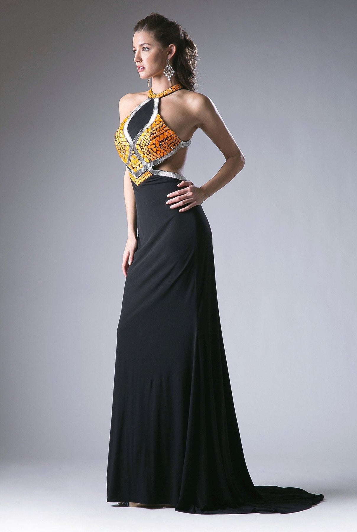 Beaded Stretch Knit Sheath Dress By Cinderella Divine -5012