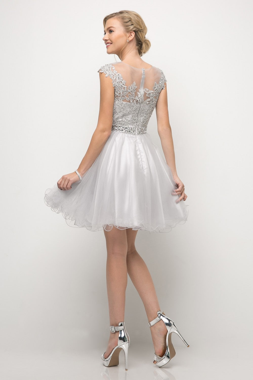 MyFashion.com - Beaded Lace Bodice Tulle Short Dress(UJ0012) - Cinderella Divine promdress eveningdress fashion partydress weddingdress
gown homecoming promgown weddinggown