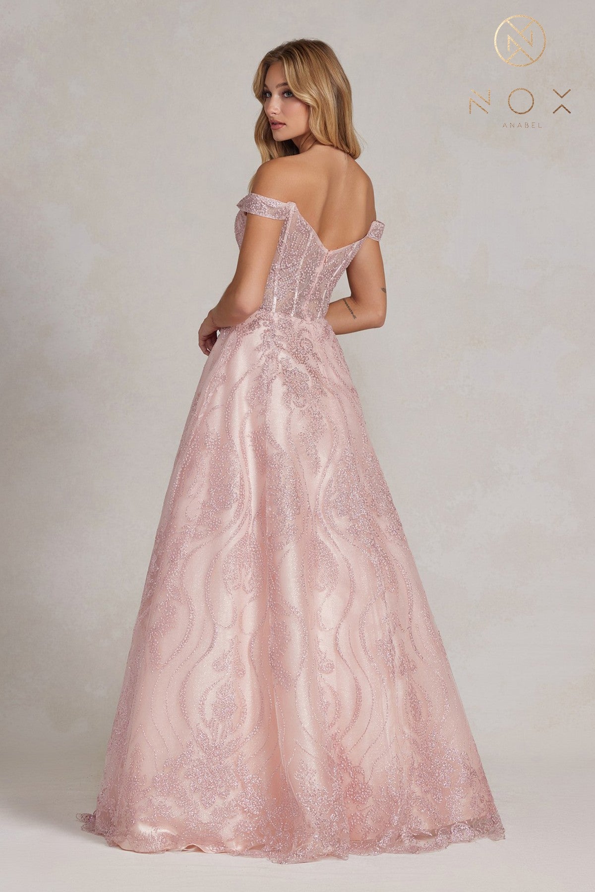 Nox Anabel -C1196 Sweetheart Beaded A Line Dress