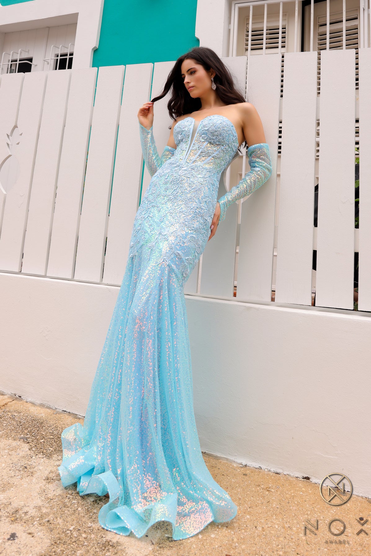 Nox Anabel -D1263 Sweetheart Strapless Mermaid Dress