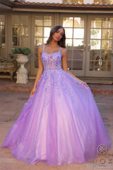 Nox Anabel -H1271 Sweetheart Neck Sequin Prom Ballgown