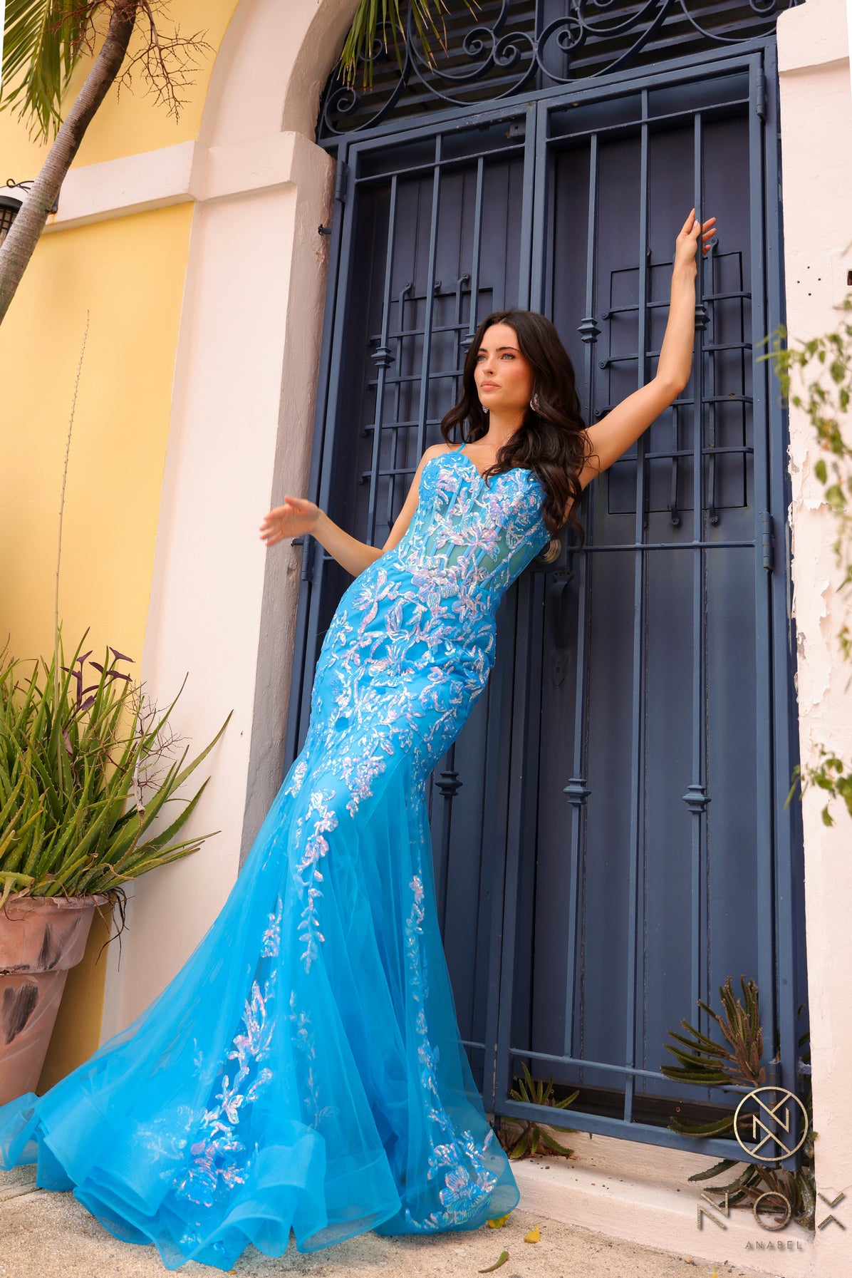 Nox Anabel –Q1390 Sequin Sweetheart Mermaid Dress
