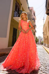 Nox Anabel -R1305 One-Shoulder A-Line Prom Dress