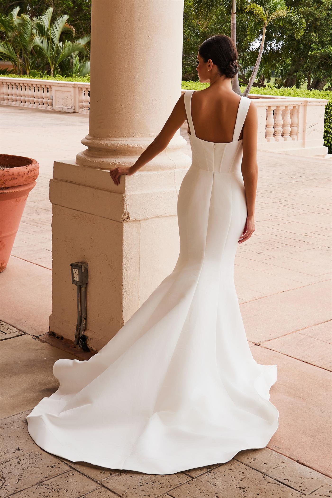 Nox Anabel -JW1034 Sweetheart Neck Satin Mermaid Bridal Dress