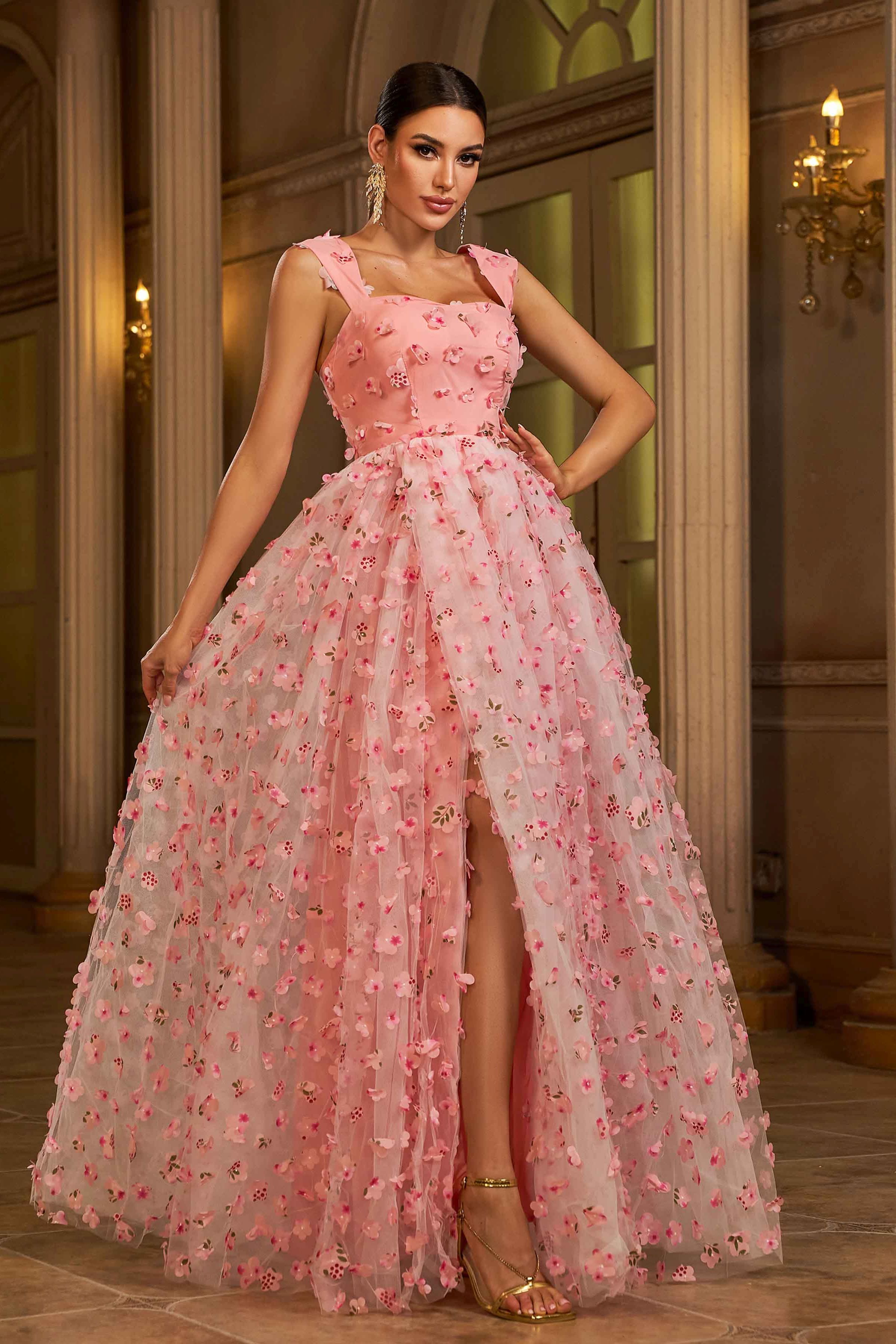Azina -GM00142 Applique Sweetheart A-line Gown