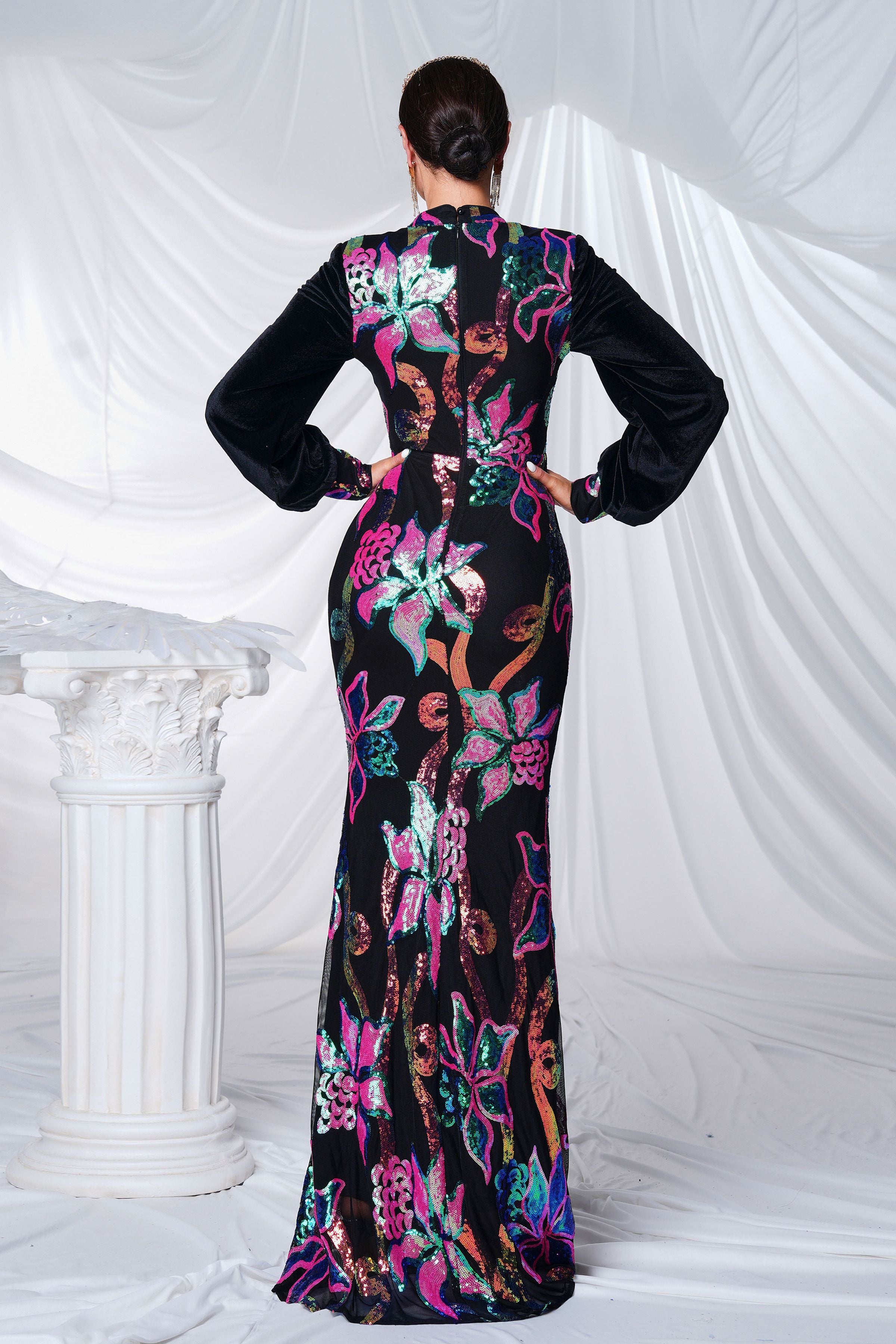 Azina -RJ11296 Cut Mermaid Evening Dress