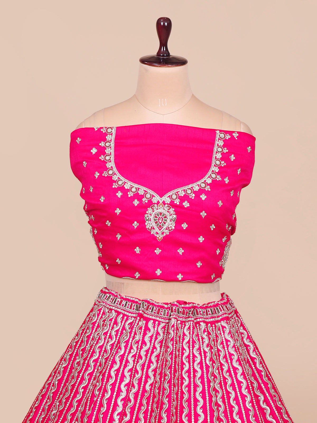 MyFashion KLS-2053 Rani Silk Royal Lehenga With Hand Thread Pattern