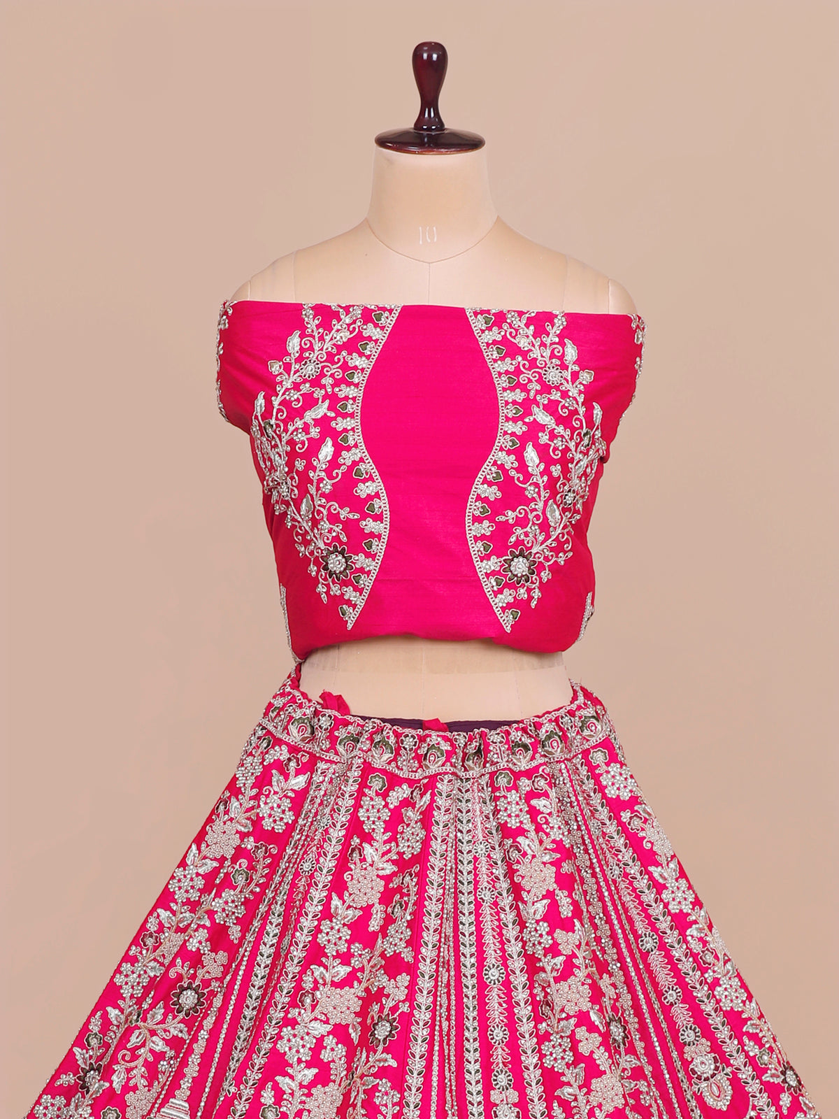 MyFashion KLS-2054 Rani Silk Luxe Lehenga With Contrast Thread Detailing