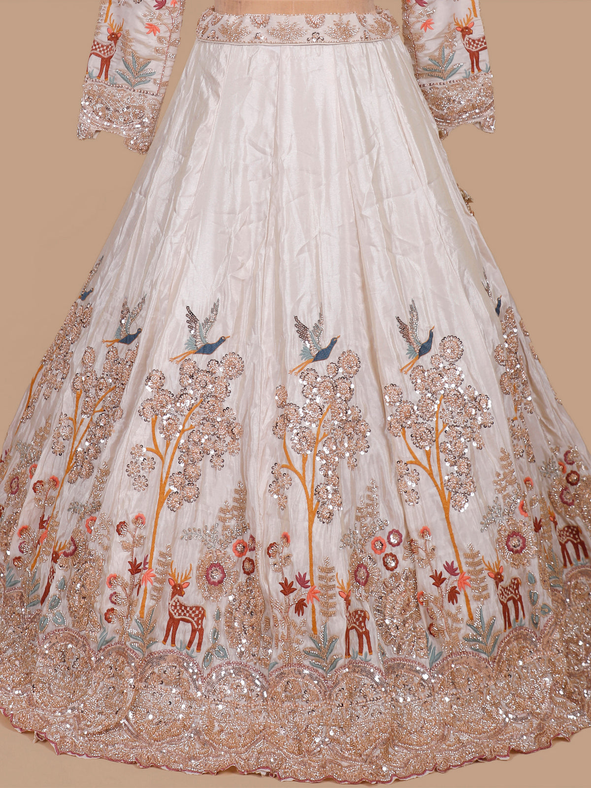 MyFashion KLS-2557 Champagne Seraphina Prism Lehenga