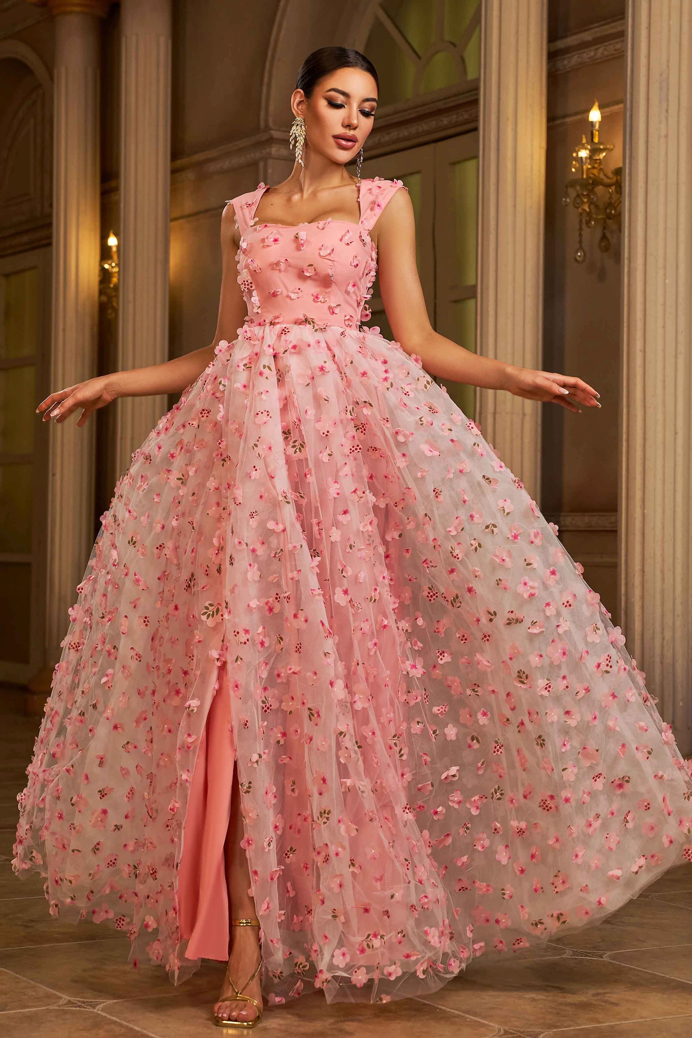 Azina -GM00142 Applique Sweetheart A-line Gown