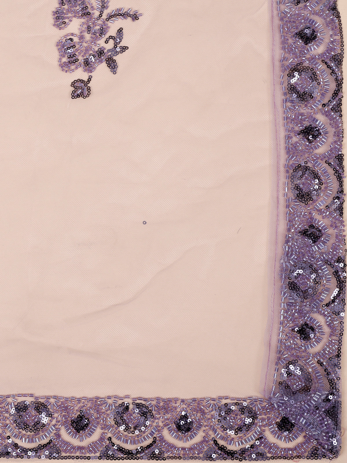 MyFashion KLS-2390 Orchid Reverie Purple Net Lehenga with Beads & Thread Craft