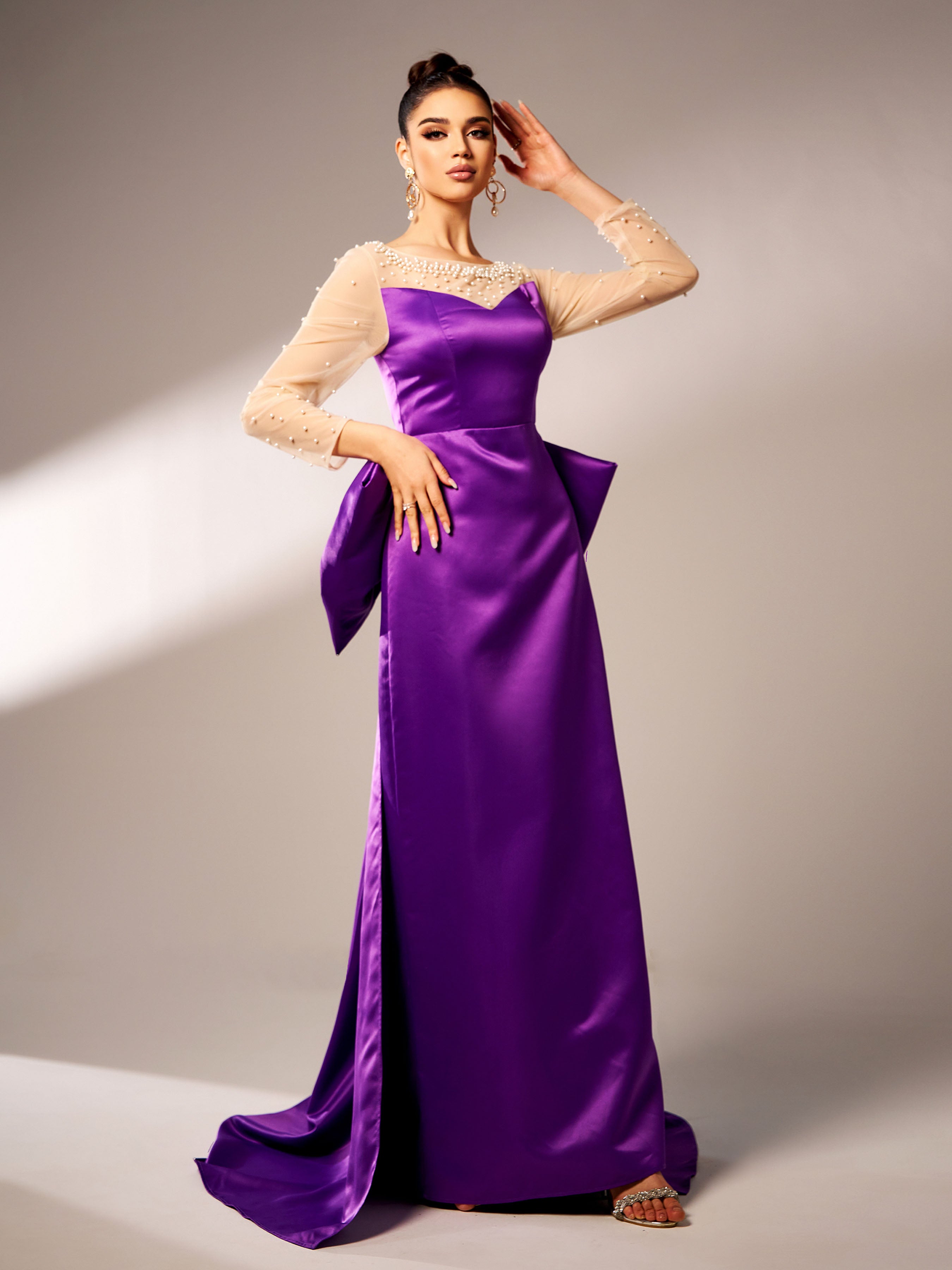 Azina -GM90145 Sweetheart Satin A-Line Gown