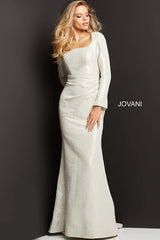 Square Neck Mermaid Evening Gown By Jovani -06996