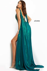 Open Skirt Embellished Prom Dress By Jovani -07249
