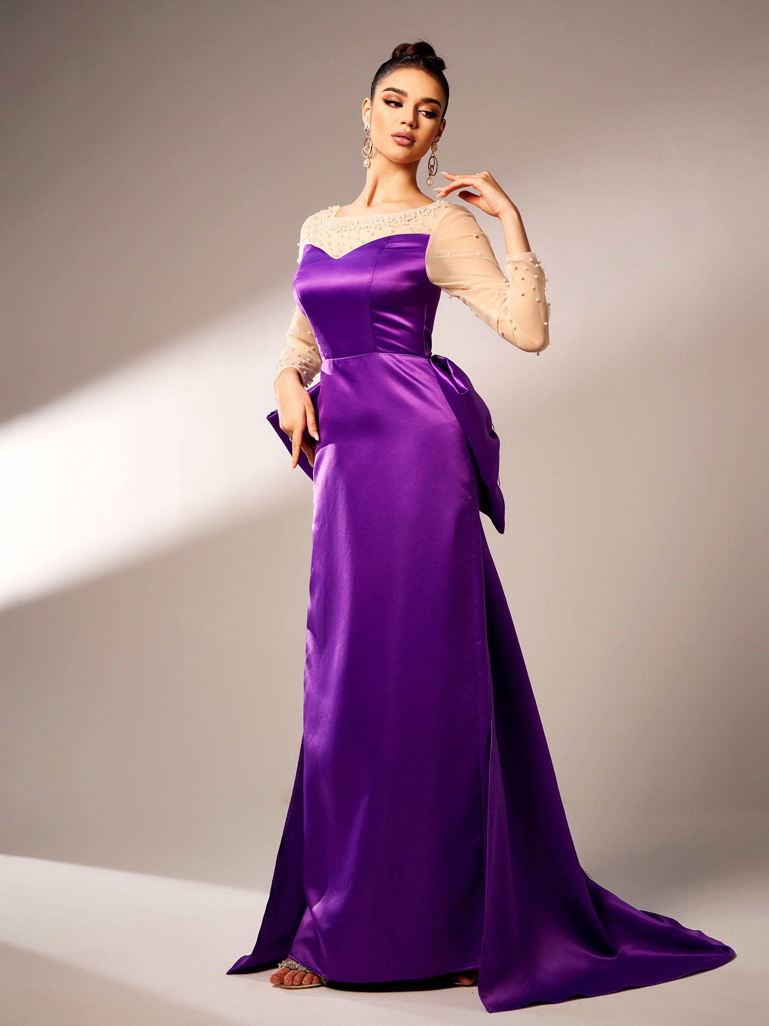 Azina -GM90145 Sweetheart Satin A-Line Gown
