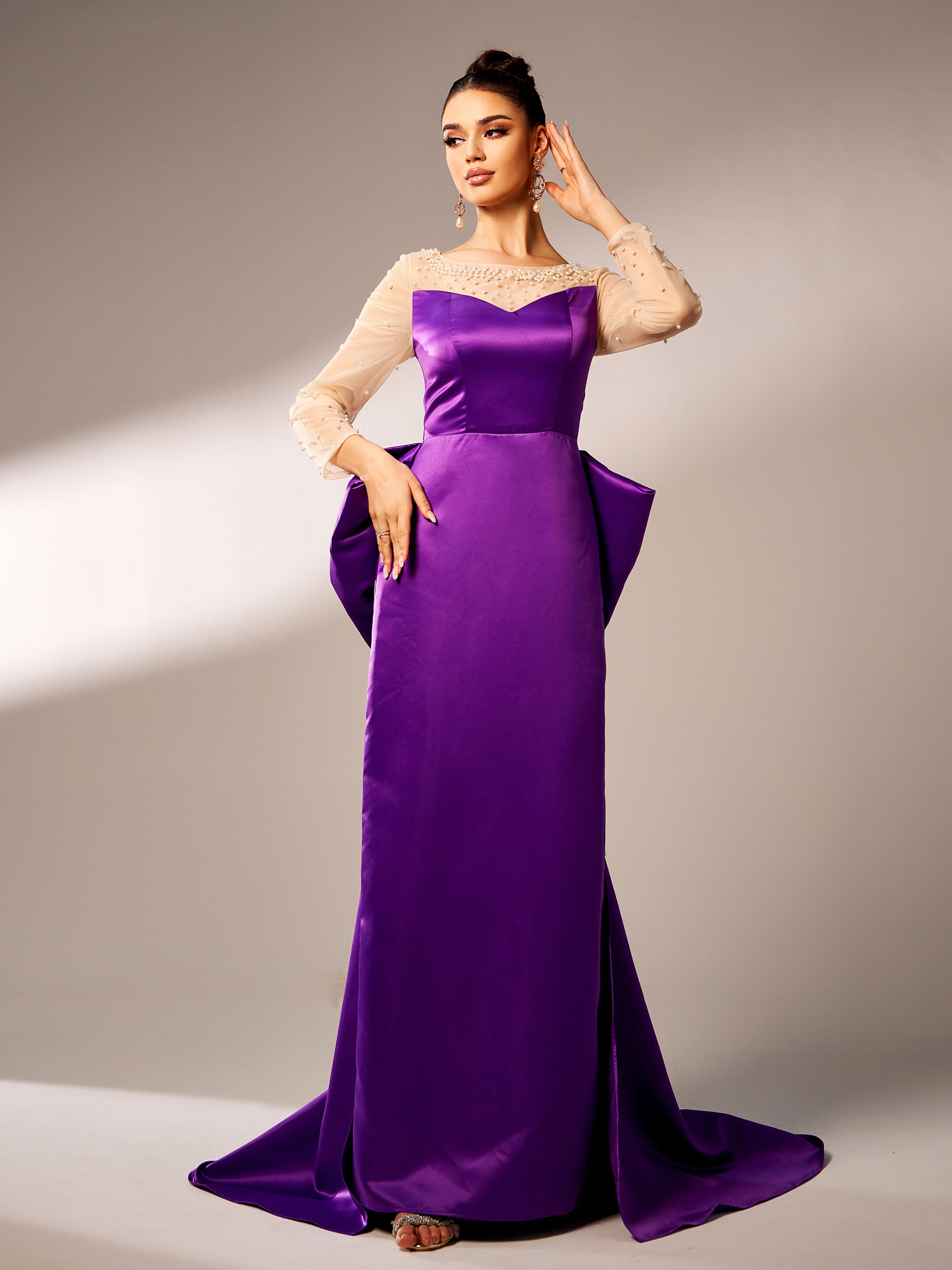 Azina -GM90145 Sweetheart Satin A-Line Gown