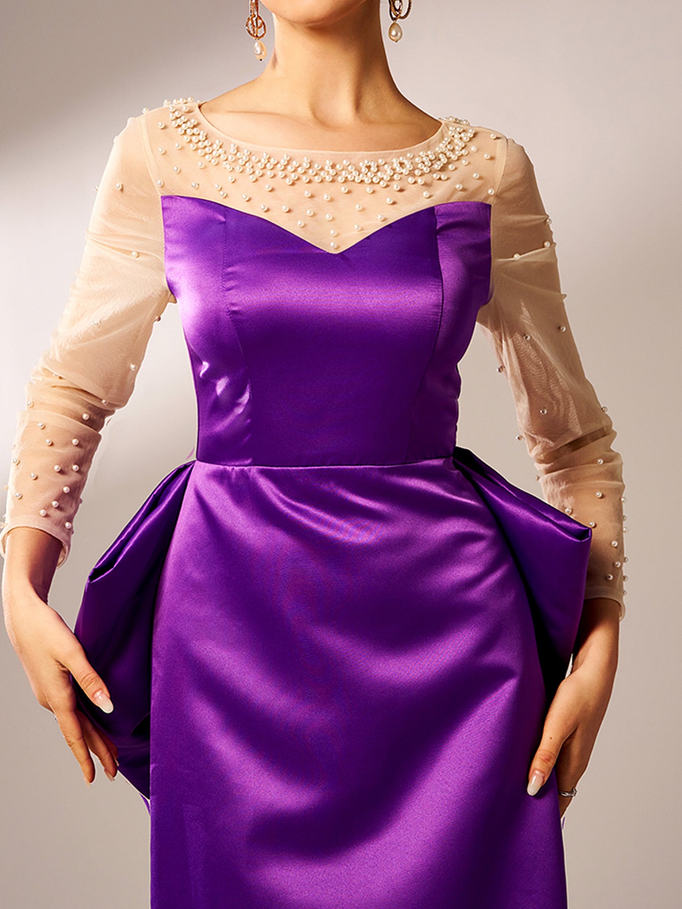 Azina -GM90145 Sweetheart Satin A-Line Gown