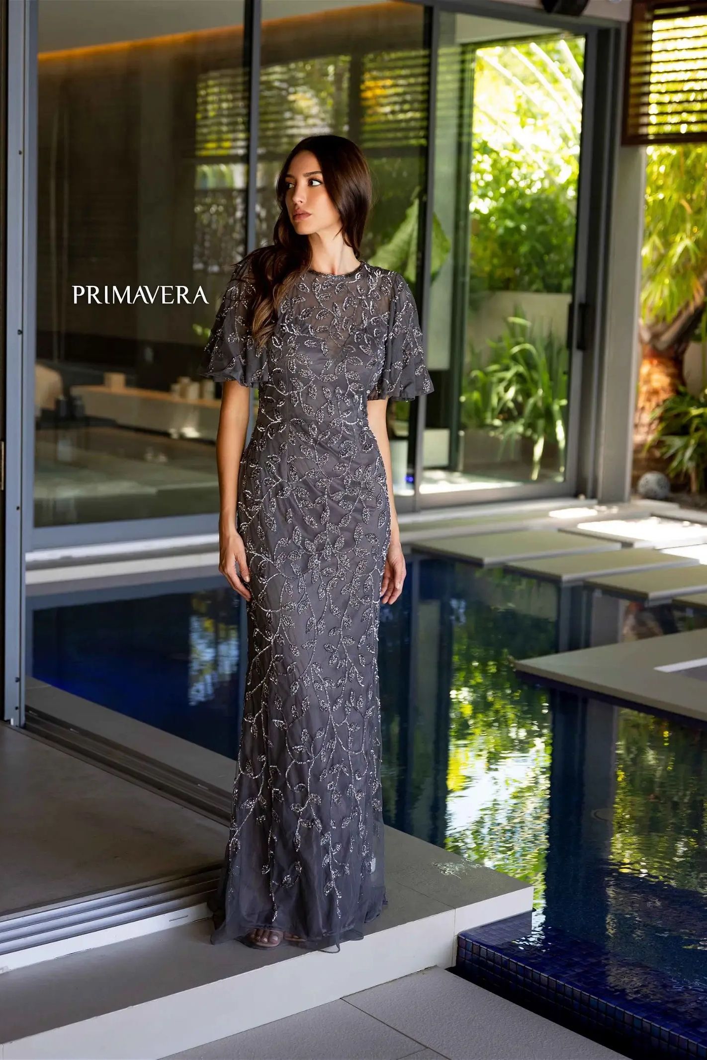 Primavera Couture -13111 Sequin Embroidered Mermaid Dress