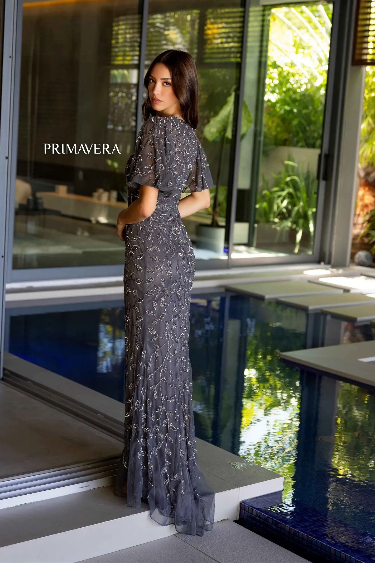 Primavera Couture -13111 Sequin Embroidered Mermaid Dress