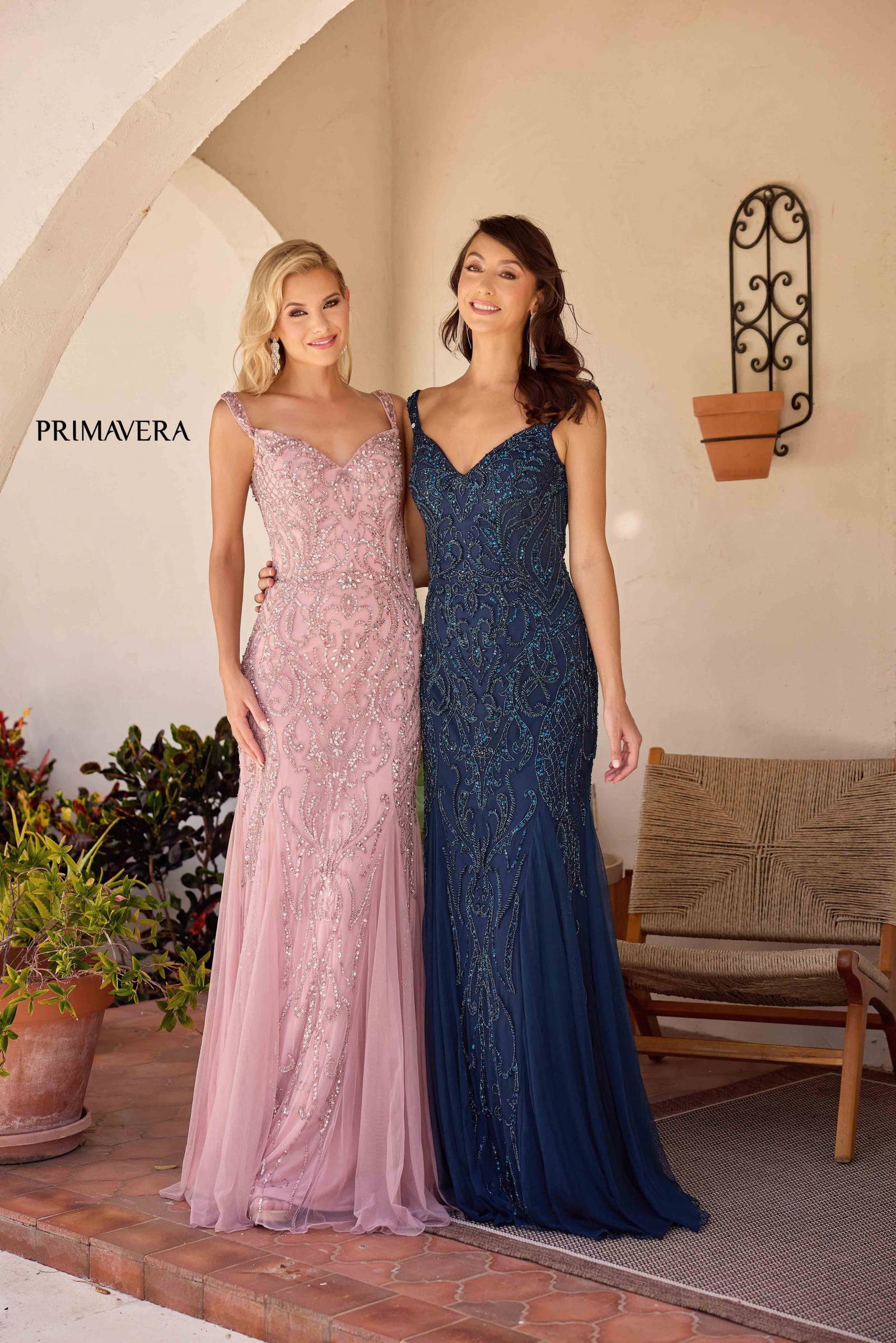 Primavera Couture -13143 Embellished Mermaid Evening Dress