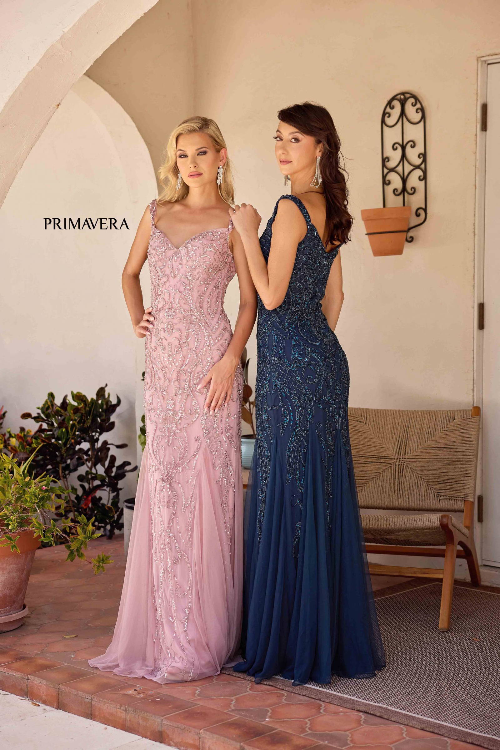 Primavera Couture -13143 Embellished Mermaid Evening Dress