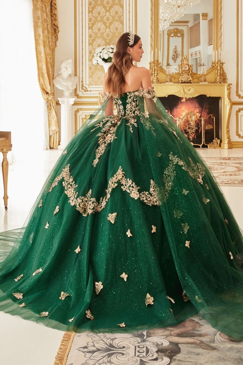 Cinderella Divine –15721 Strapless Quinceanera Ball Gown