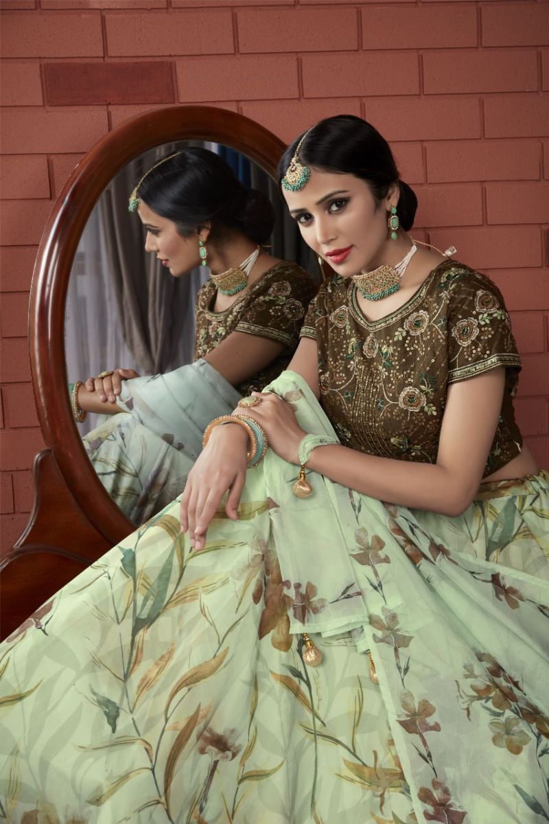 MyFashion -C1962 Fancy Organza Designer Lehenga Collection