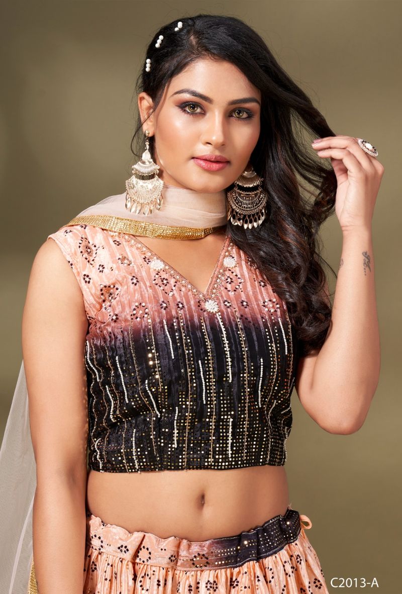 MyFashion -C2013 Chiffon Mirror Designer Lehenga Collection