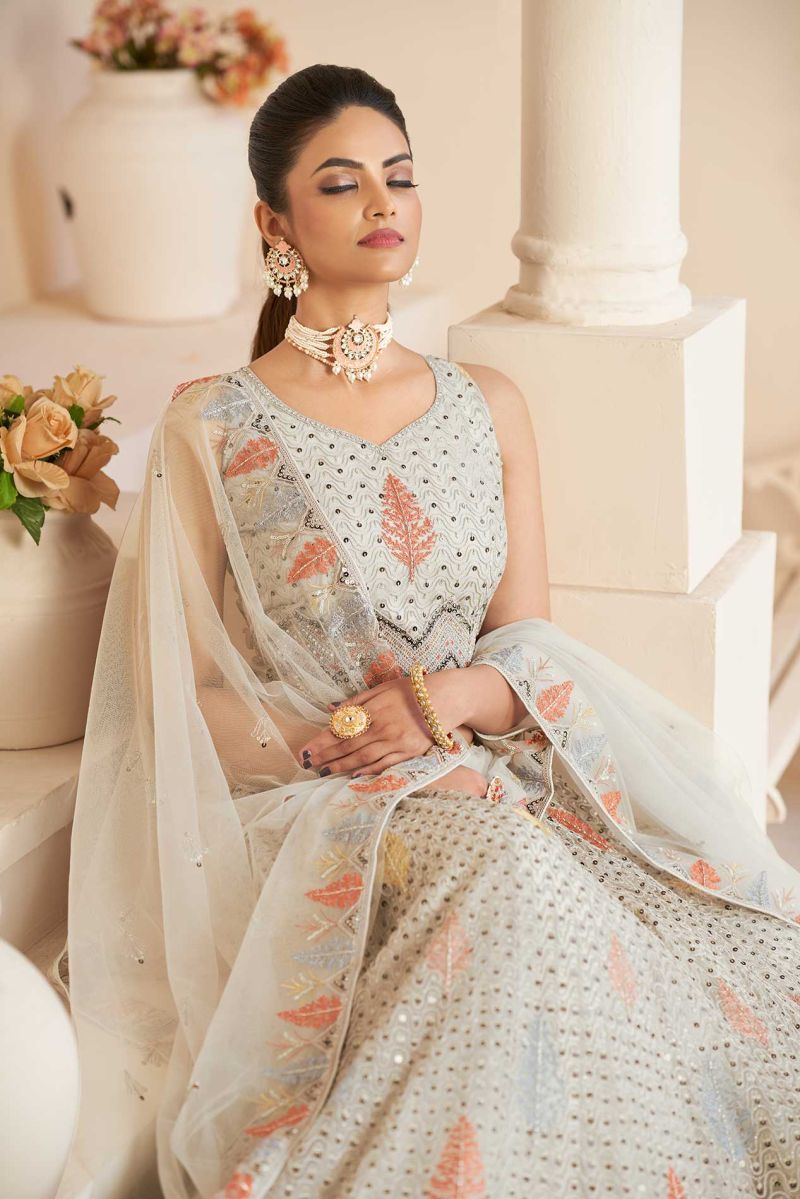 MyFashion -G102 Beautiful Designer Party Wear Soft Net Lehenga Choli