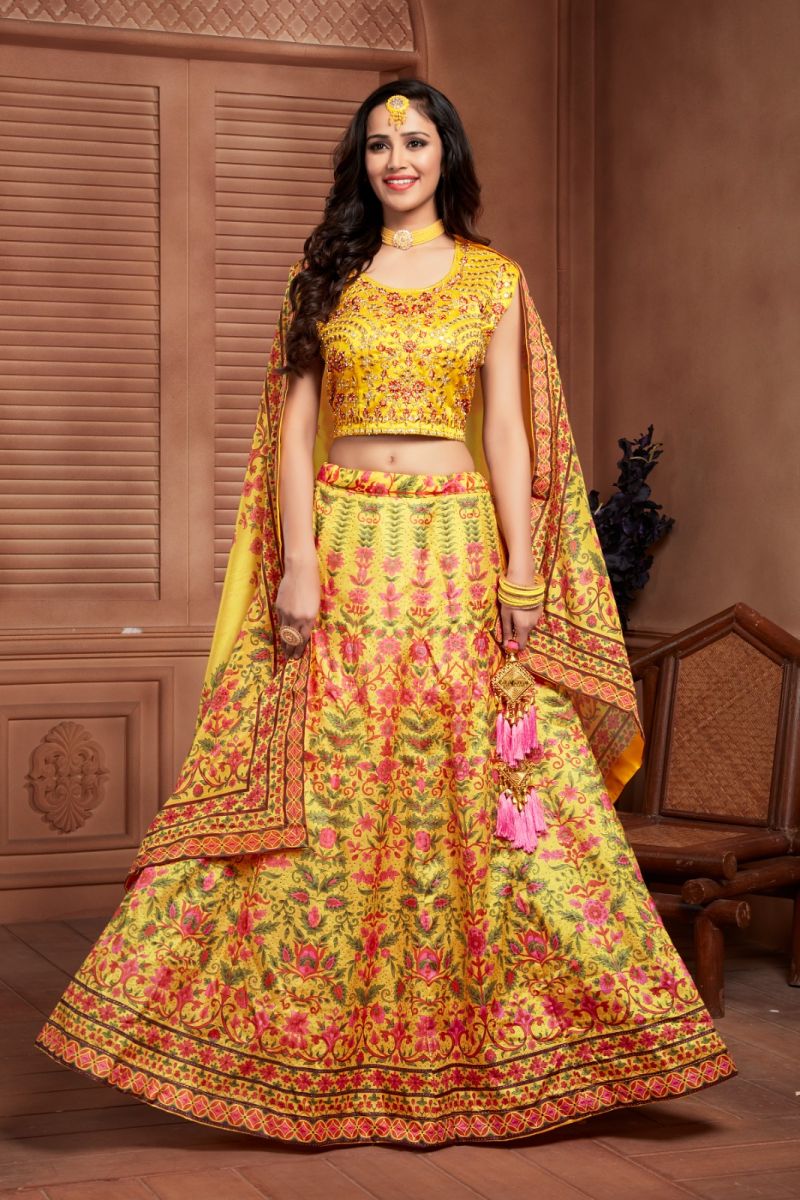 MyFashion -C10614 Designer Embroidered Organza Lehenga Collection